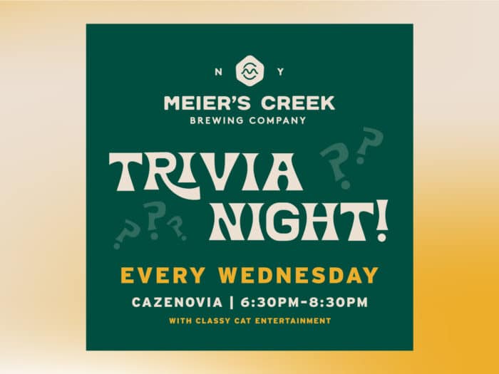 Trivia Night at Meier's Creek Farm Brewery