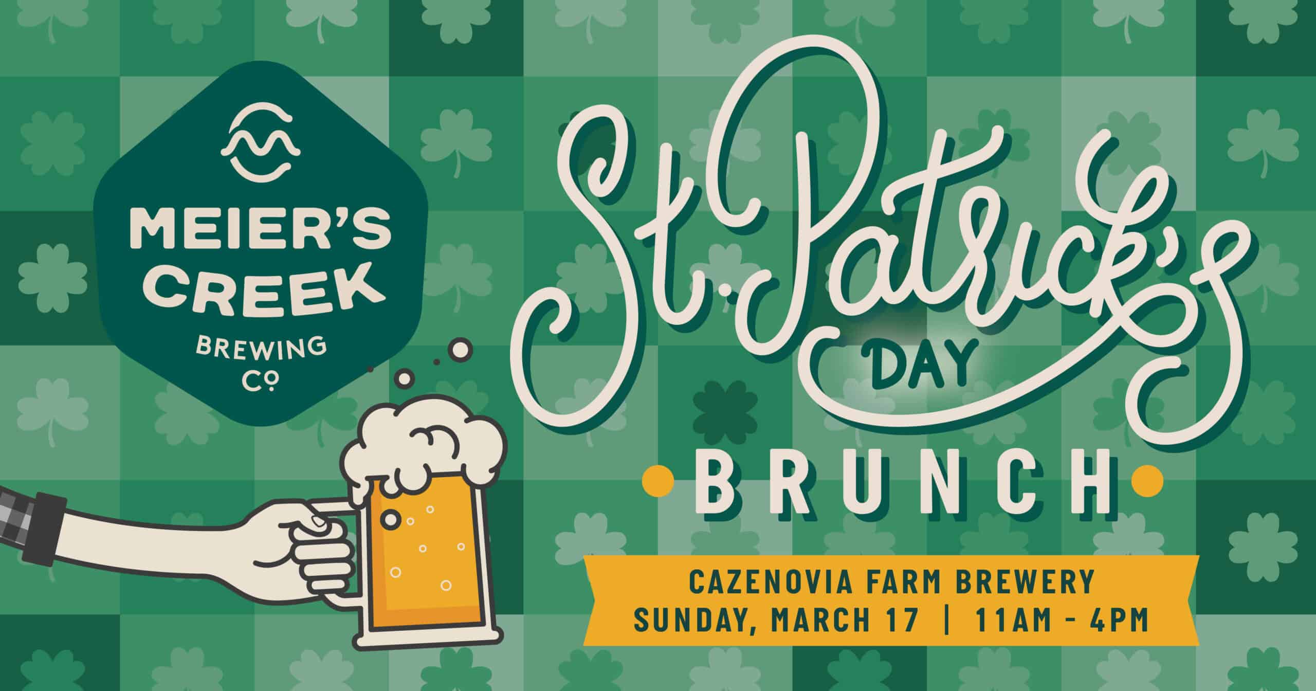St. Patrick’s Day Brunch Meier's Creek Brewing Company