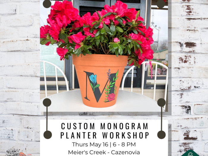 Monogram Planter Workshop