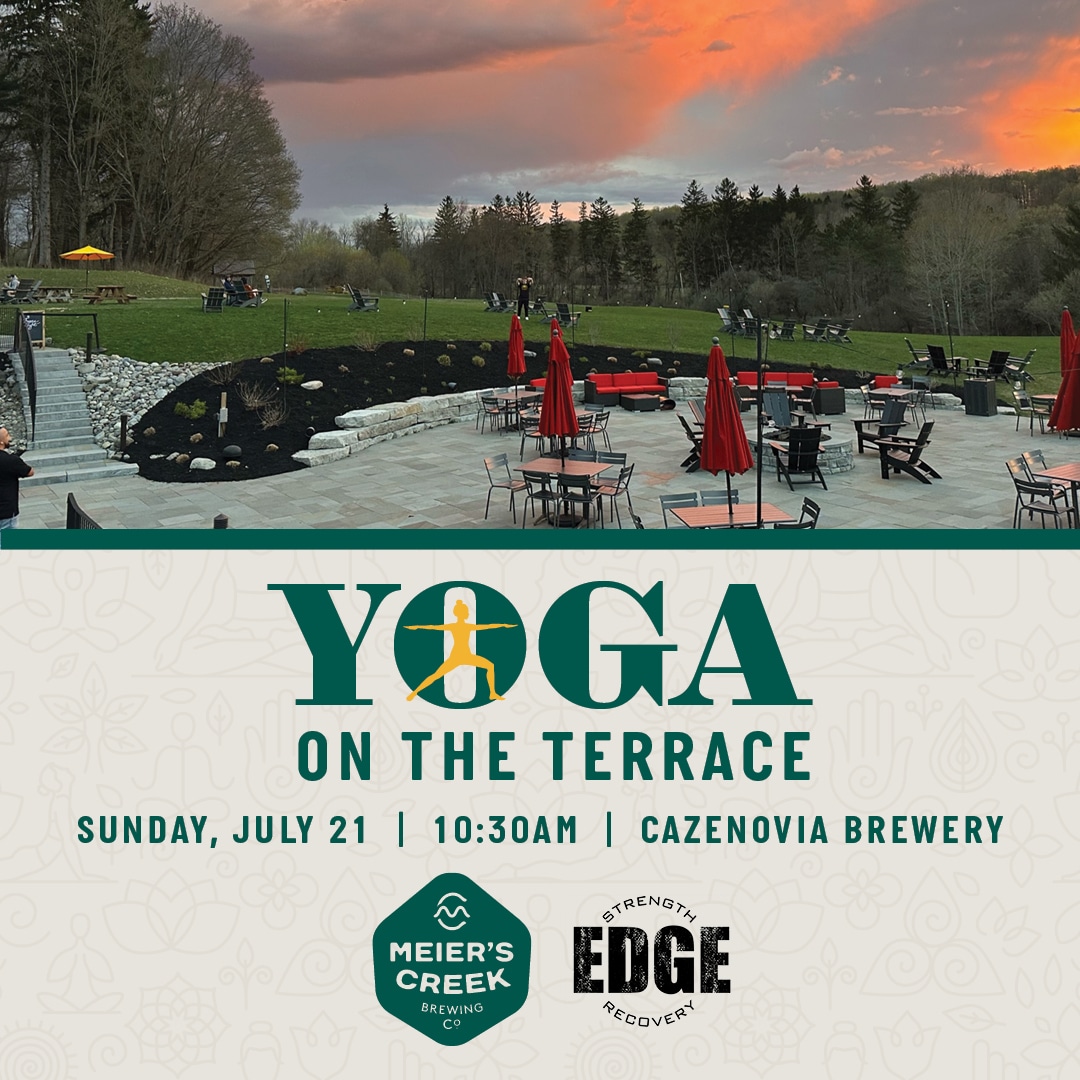 Yoga on the Terrace Meier's Creek Brewing Company