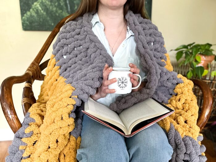 Chunky Knit Blanket Workshop