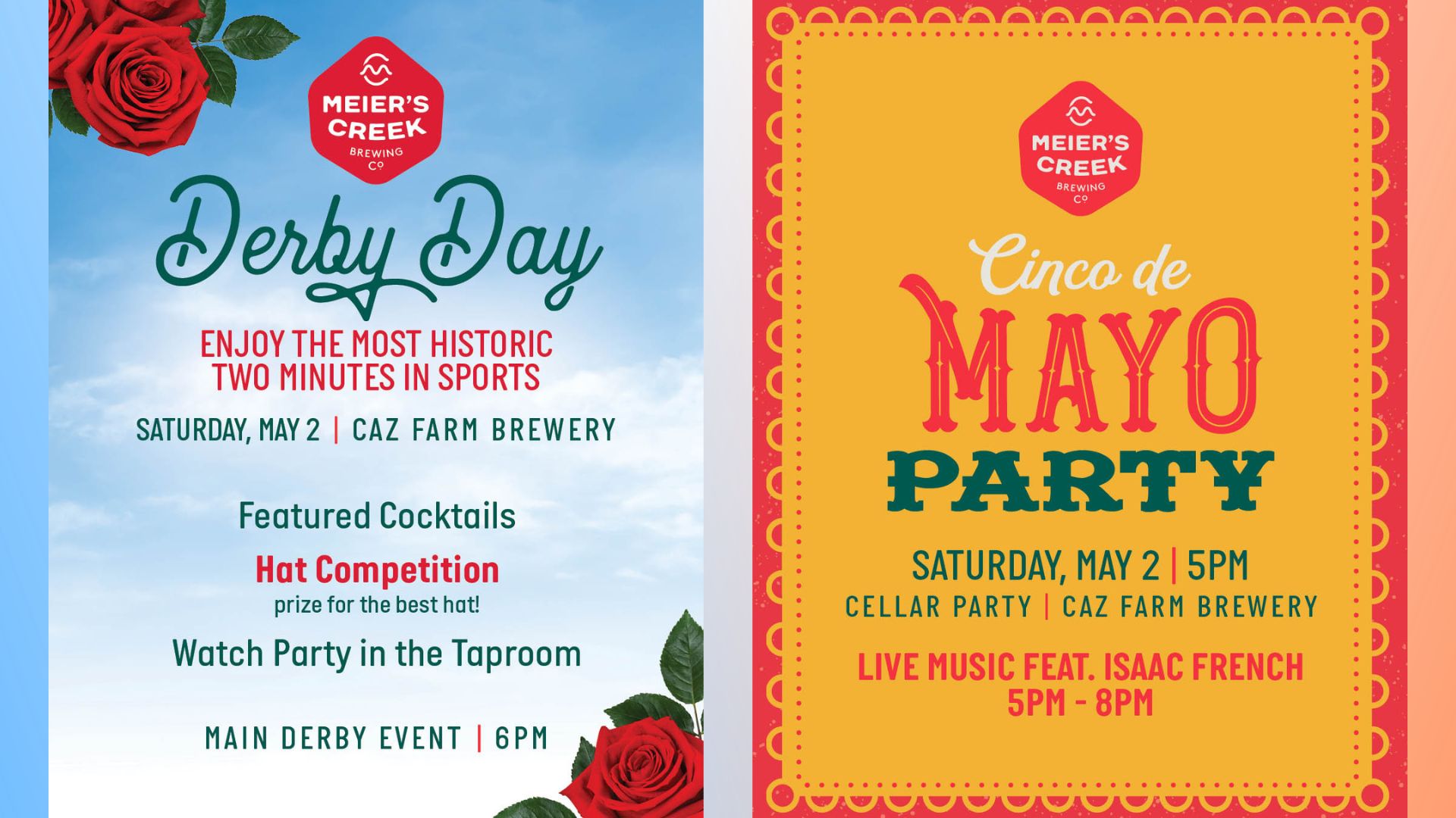 Meier's Creek Derby Day and Cinco De Mayo Party images on May 2 in the Cazenovia taproom