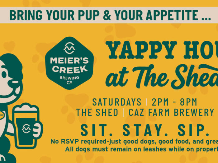 Yappy Hour at the Shed